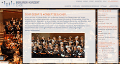 Desktop Screenshot of berlinerkonzert.org